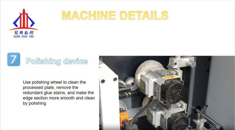 CNC Woodworking Automatic Machinery Steel Worktable Manual PVC Edgebander Edge Banding Machine