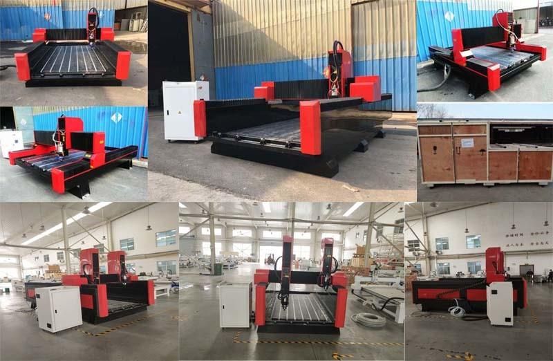 Granite, Marble, Artificial Stone CNC Stone Engraving Machine with 4.5kw Spindle