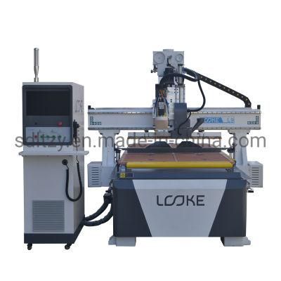 Automatic Linear Type Tool Changing Woodworking CNC Router 1325 2040 with Saw Blade