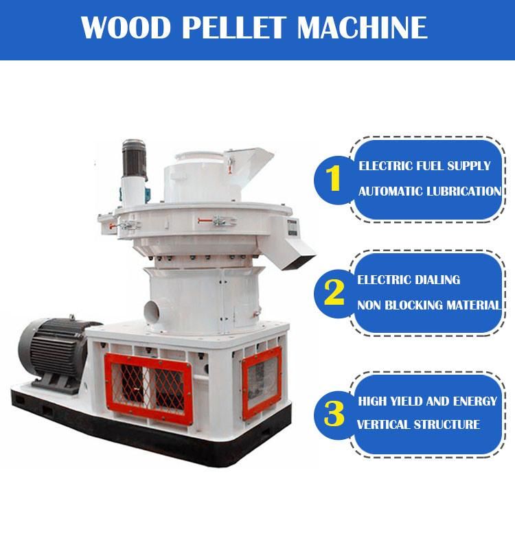 Biomass Wood Pellet Mill for Sawdust and Wood Shavings