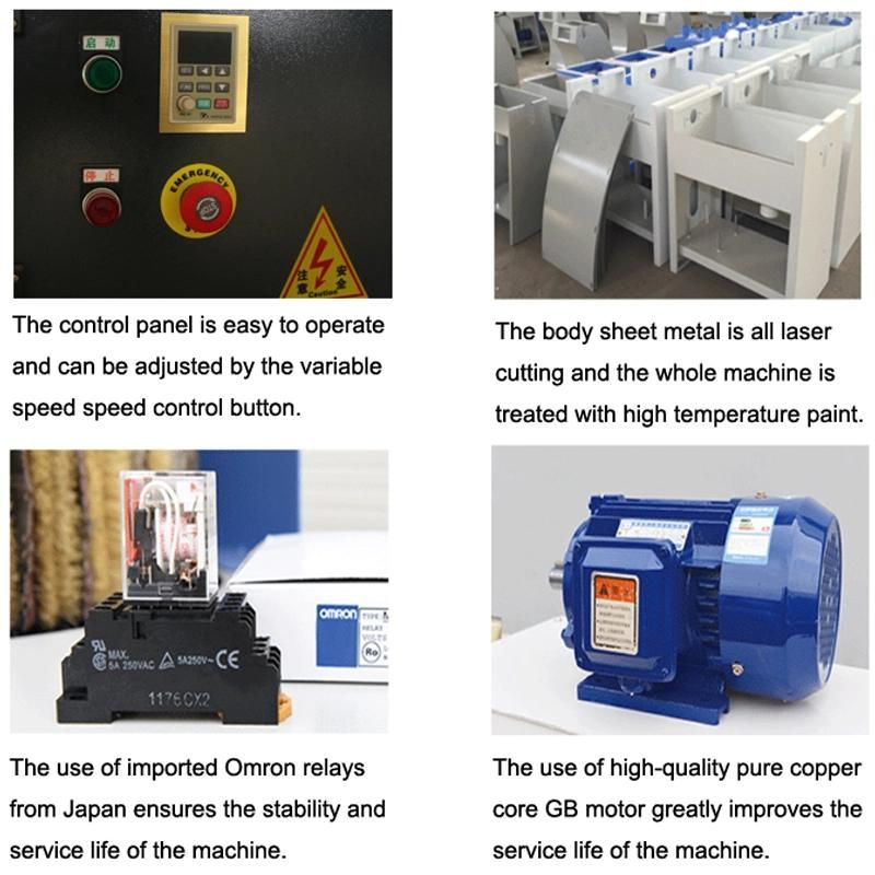 Dtw-120 Manual Brush Sanding Polishing Machine
