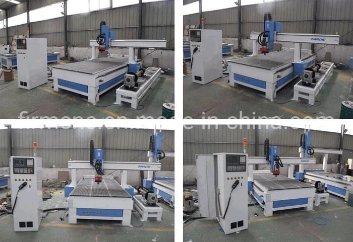 High Accuracy 10 Tools Drilling Cutting Atc Wood CNC Router Machine with Rotary Axis