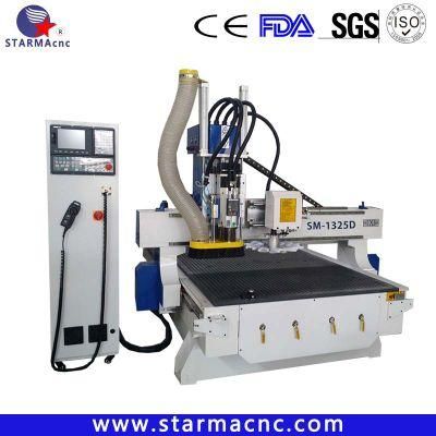 1325 3D Sculpture Auto Tool Changer CNC Wood Carving Machine Woodworking