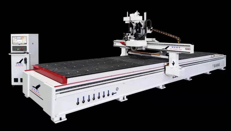 3 Heads Pneumatic Woodworking CNC Machine