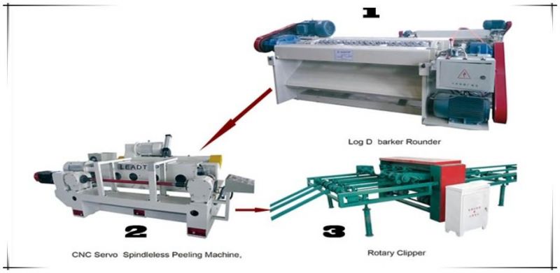 High Speed 8FT Wood Log Rounder Debarker Machine