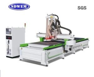 Low Price Wood CNC Router Engraving Machine with 9kw Italy Hsd Atc Spindle