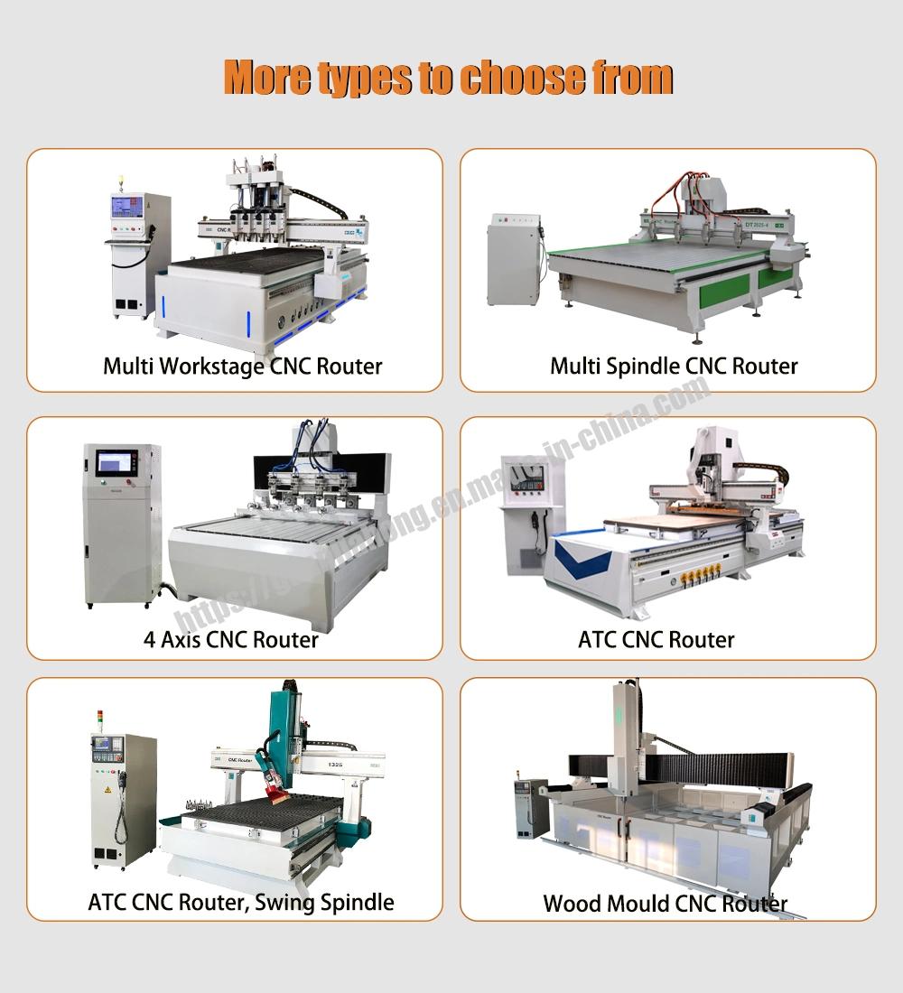 Servo Motor, Multi Spindle Wood CNC Router Machine, CNC Carving Machine