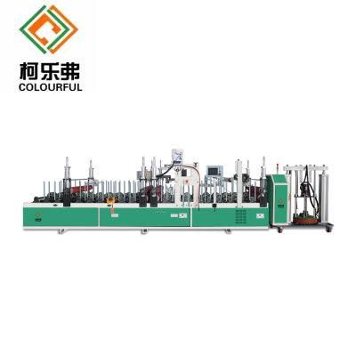 Woodworking Hot Glue Profile Wrapping Machinery with Model Clf-PUR350A