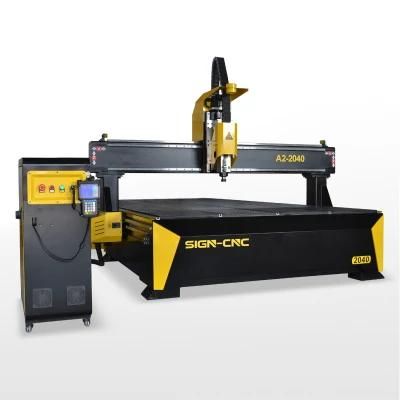 Sign A2-2040 Woodworking Craving CNC Router Cutting Machine for Selling