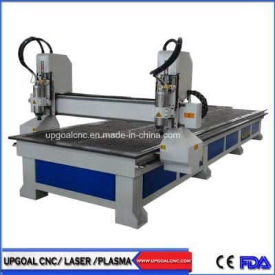Large 1500*6000mm CNC Woodworking Engraving Machine with Double Z-Axis