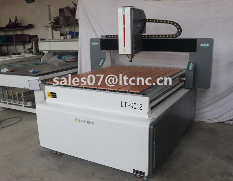 New Type Heavy 6090 6012 9012 1212 1218 1224 1325 4 Axis Milling CNC Router Machinery with Certified ISO9001 TUV BV SGS CE for MDF Crafts Metal Wood