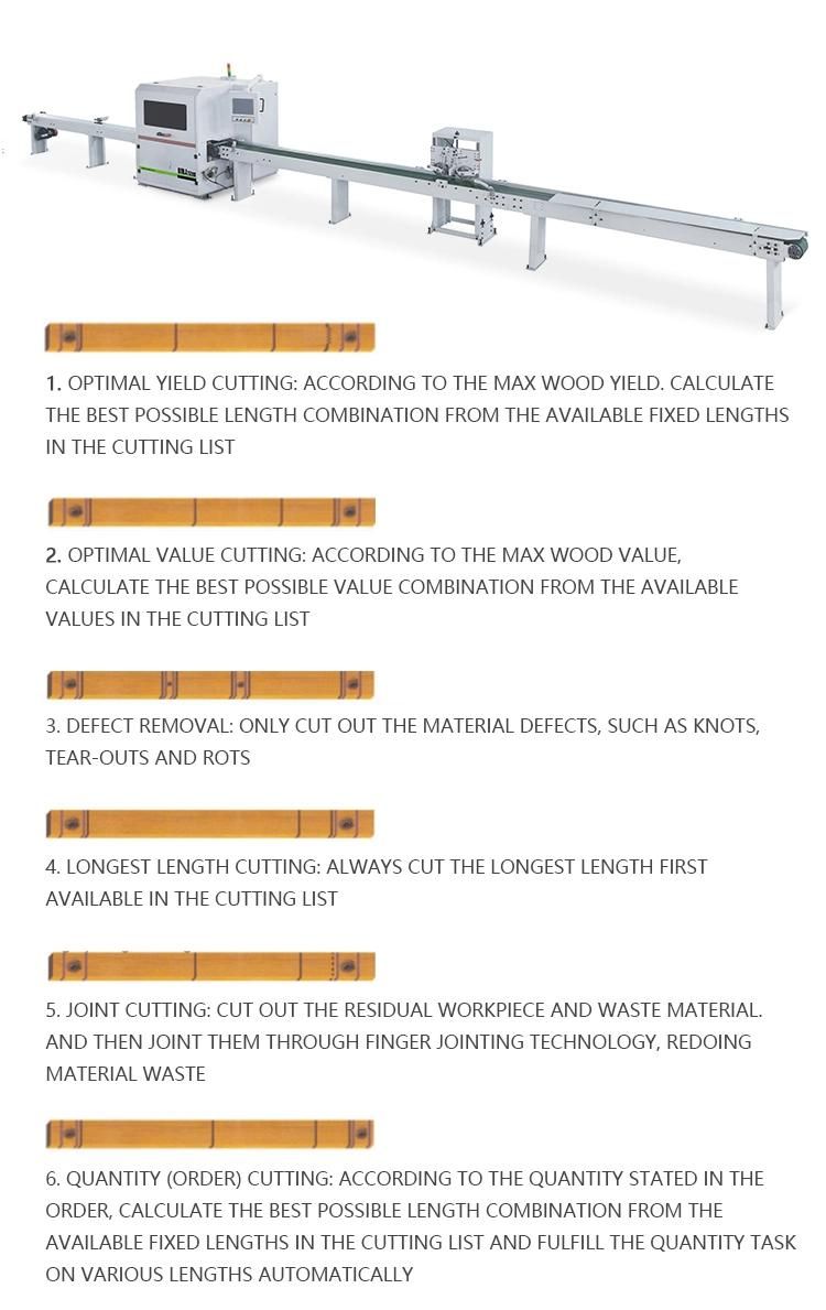 Solid Wood Cut off Saw Optimizing Cutting Machine