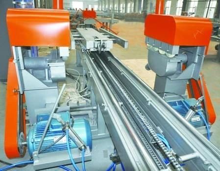 Automatic Woodworking Plywood Roller Conveyor Edge Trimming Cutting Saw