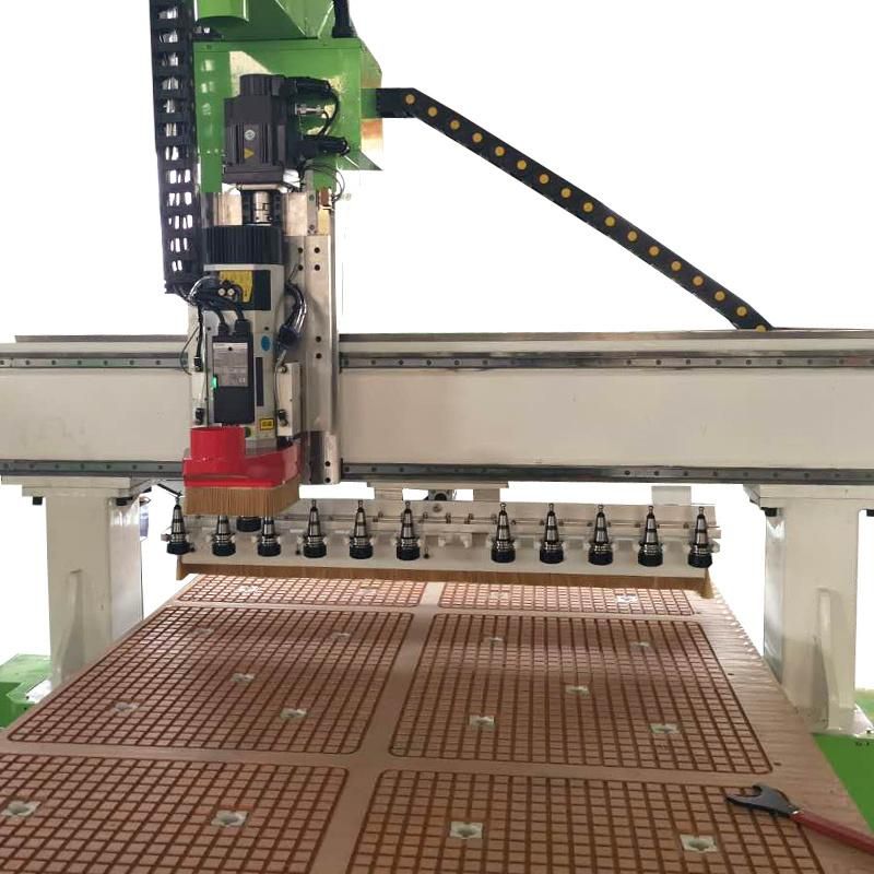 1.5kw/2.2kw MDF/Plastic/Wood/Plexiglas/Organic/Acrylic 4 Axis CNC Router with Atc