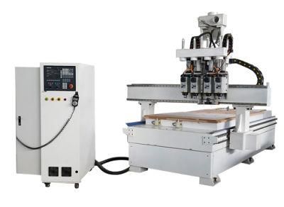 1325 CNC Router with Horizontal Spindel for Engraving Side Opening Woodworknig Door