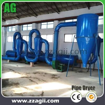 Ce Approved Hot Airflow Pipe Dryer for Wood Sawdust Rice Husk