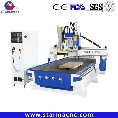 Syntec Control System Atc CNC Router / Linear Tool Changer Wood Working CNC Router