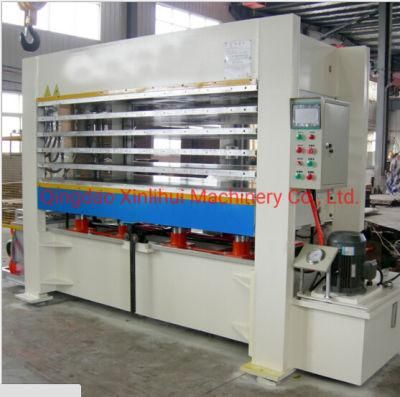 Good Hot Pressing Machine for Door Manufacturing. Hydraulic Press Machine, Hydraulic Press Machine Woodworking 6 or 8 Cylinder