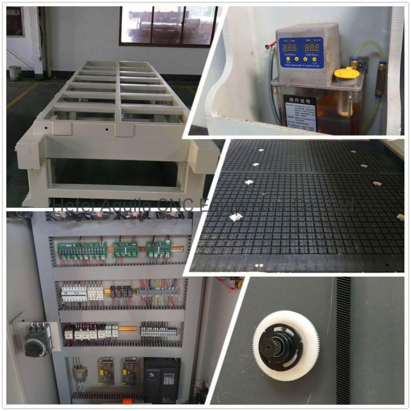 M200 Woodworking CNC Machine Approved with ISO9001 High-Power Air-Cooling Spindle 5 Positioning Cylinders for Decoration Industry