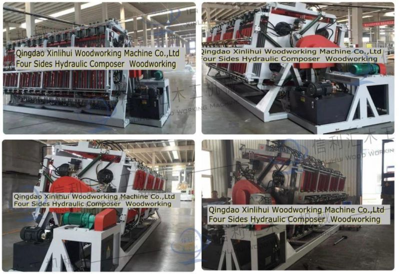 Four Side Rotating Hydraulic Puzzle Board Woodworking Machine/ 4 Sides Wood Hydraulic Rotary Jointer Machine