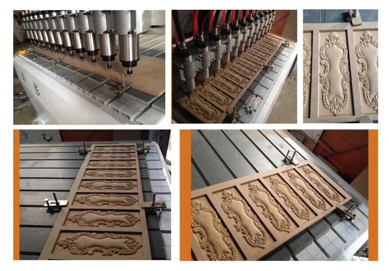 Woodworking Machine, Multi Spindle CNC Wood Router, 12 Spindle CNC Engraving Machine