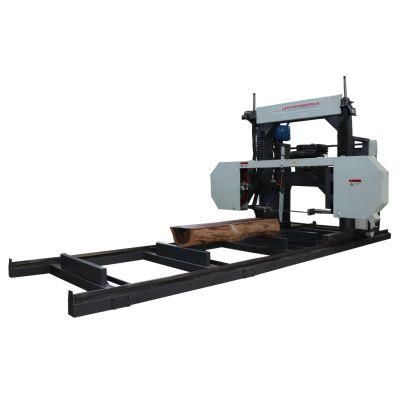 Portable Horizontal Band Sawmill Mj700p with Petrol or Diesel Engine