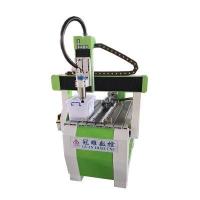 Mini 2.2kw Spindle Motor Desktop 4 Axis CNC Router 6090 for Sale