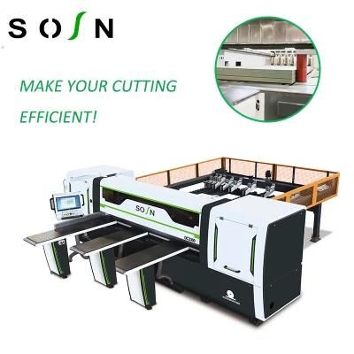 Woodworking Wood Panel Cutting Beam Saw Machine Computer Panel Saw