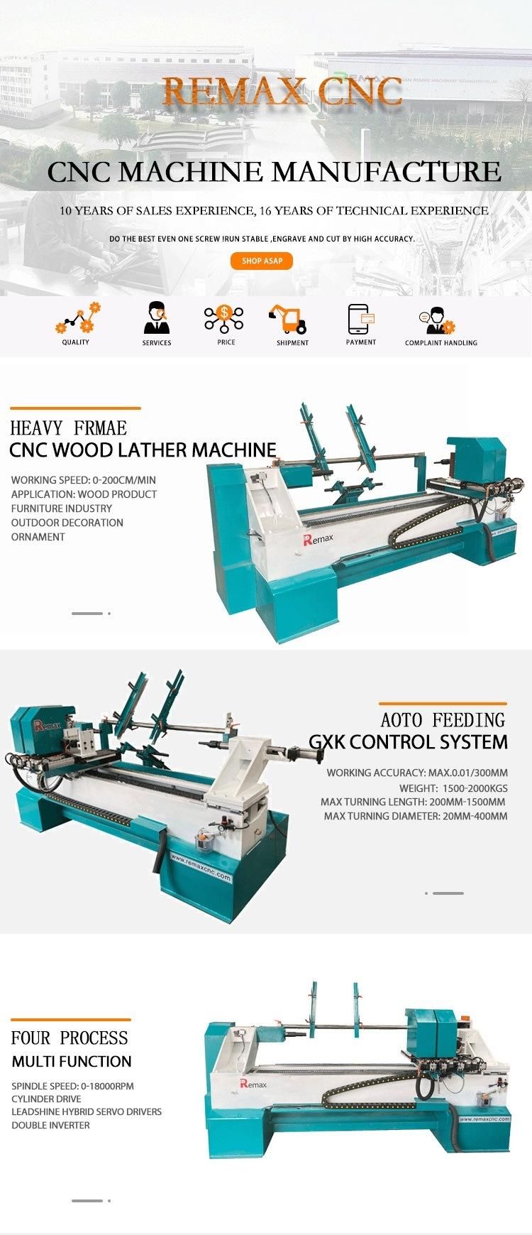 CNC Wood Lathe Automatic Wood Turning Lathe for Sale Wood Lathe Machine