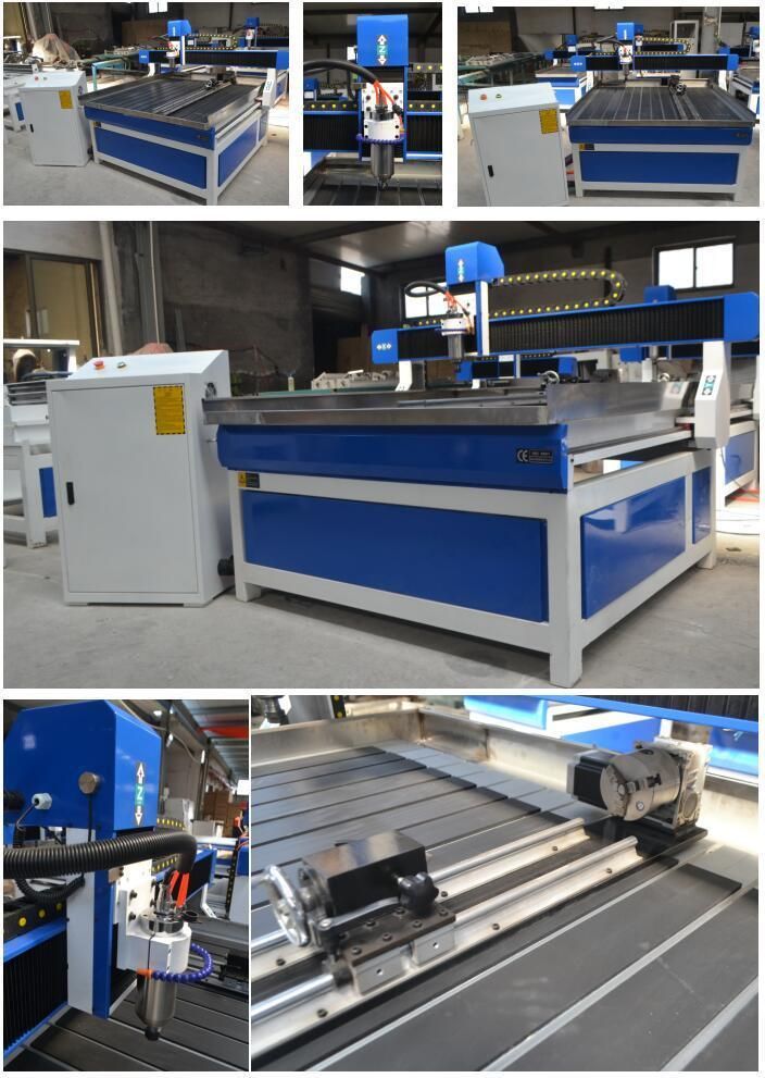 Desktop 6090 1212 CNC Router with 1.5kw 2.2kw 3.0kw Spindle Mach3 DSP 4 Axis CNC Cutting Machine for PVC Plywood