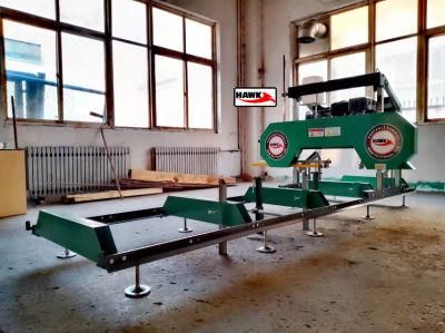 31g Horizontal Portable Band Sawmill 31 Inch with 15HP Gasoline Engine /Mini Sawmill