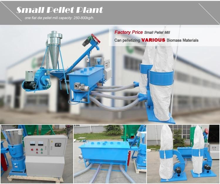 2021best Small Cheap Agricultrual Wastes Bagasse Rice Husk Biomass Sawdust Wood Pellet Machine for Press Making Processing Extruding Pelletizing Wooden Pellets