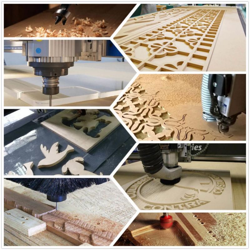 S100 Automatic Tools Change Approved with Ce Cutting Machine for Bypass Doors