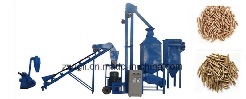 Best Selling Flat Die Pelletizing Machine Biomass Waste Rice Husk Pellet Machine