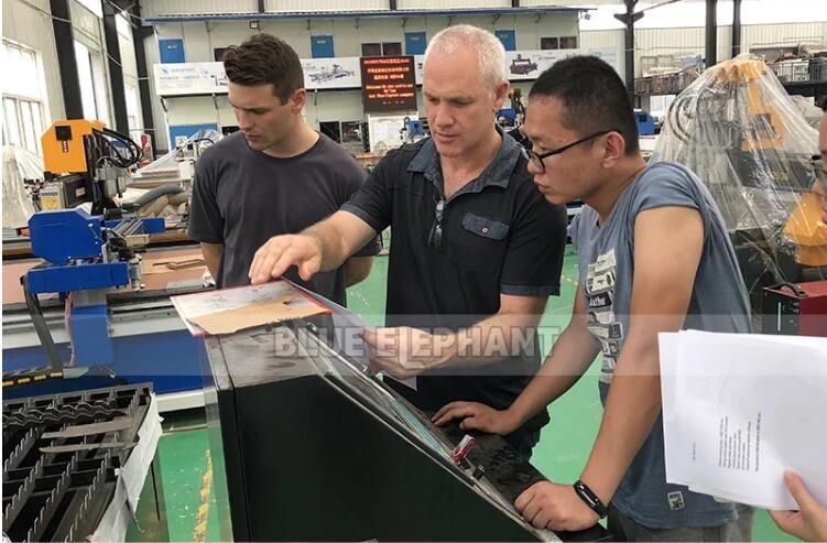 4 Axis China CNC Router with Air Cooling Spindle Ele1325 Cutting Machine with Vacuum System From Blue Elephant