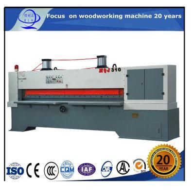 Hydraulic / Pneumatic Wood Veneer Guillotine Machine/ Wood Skin Slicing Machine Made in China in Youtube Single Veneer Cutting Machine