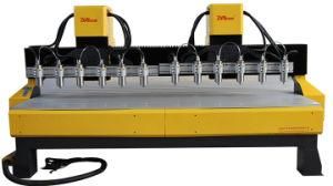 Surprising 12 Spindles Carving Machine High Speed Working (FCT-3020W-12S)