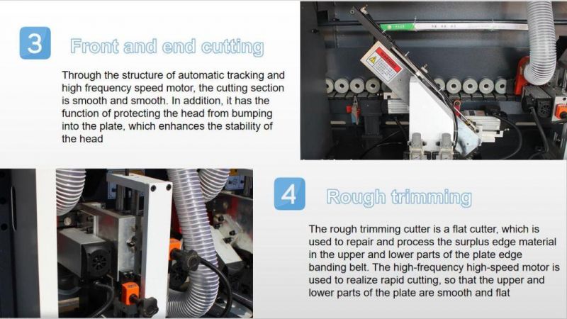 Jinan Hot Sale Automatic Plywood Melamine Three Cyanide Board Edge Banding Machine for Wooden Furniture