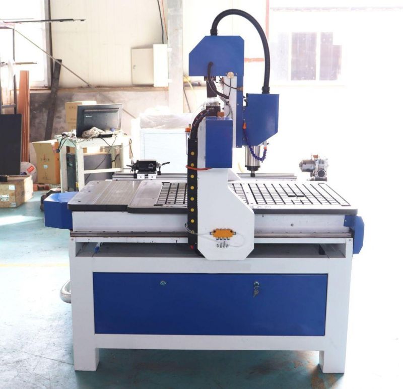 Small CNC Router 6090 1212 1218 with Side Rotary Axis for Small Business/Agent Wanted Mini CNC Router for Canada Market