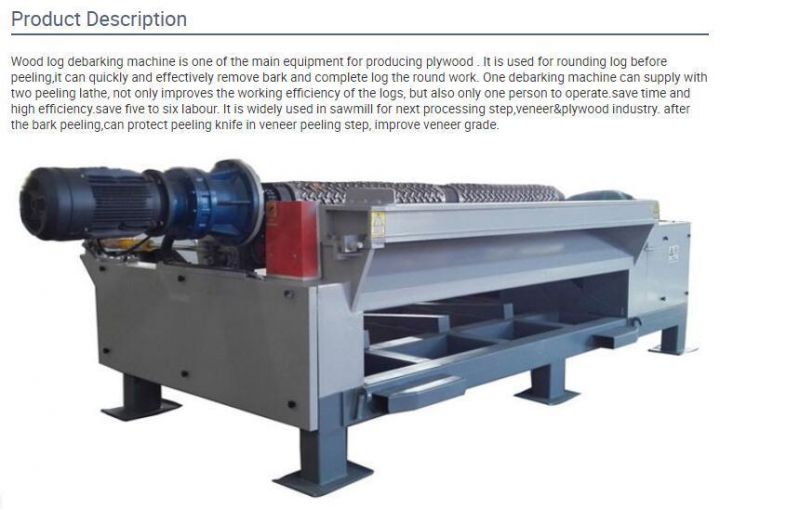 Gtco Wood Log Debarking Machine for Log Peeling