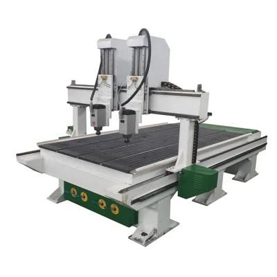 CNC Router Machine Wood Cutter with Two Spindle