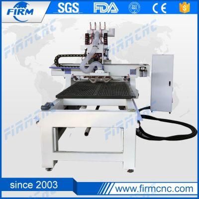 CNC Router Pneumatic 4 Heads 1530 3D CNC Wood Cutting /Engraving Machine
