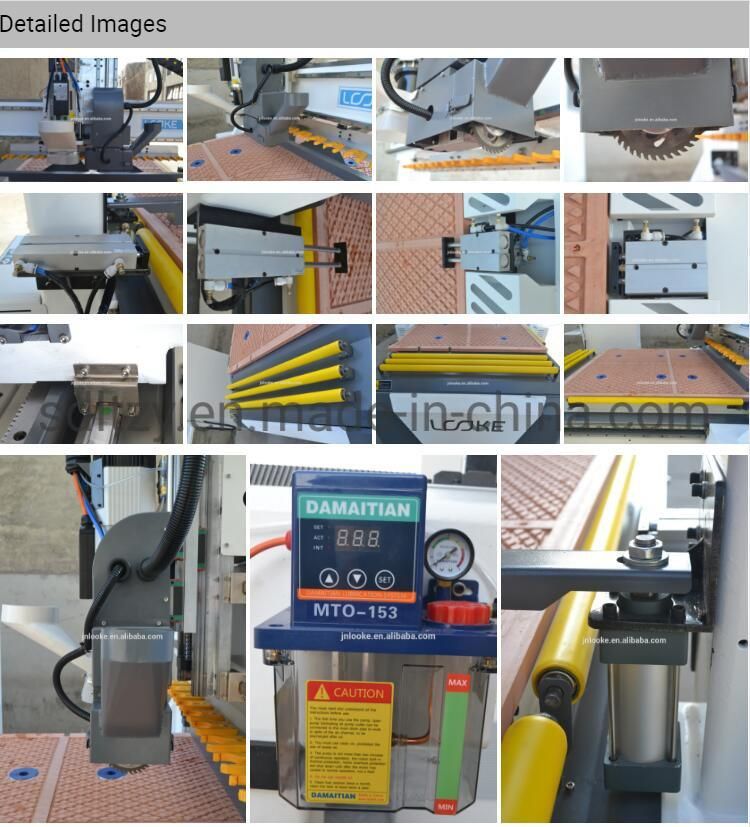 Atc Wood CNC Wooden Panel Processing Linear Type Automatic Router 1325 2040 9kw