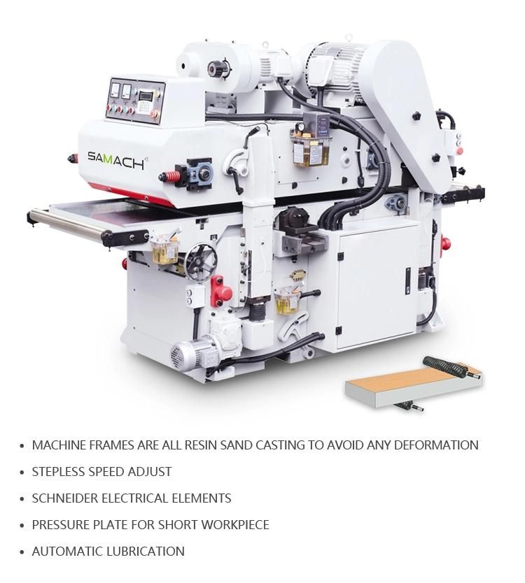 High Effiency Double-Sided Planer Solid Wood Planer