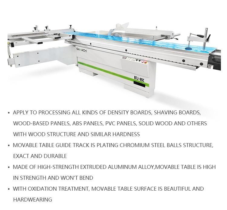 Electric Lifting Sliding Table Saw Panel Saw for Woodworking Cutting