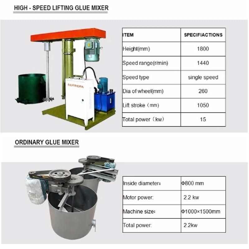 Wood Veneer Glue Spreader/Plywood Veneer Machine/ Glue Mixer for Woodworking Glue Making Machine