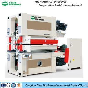 R Type Two Heads Double-Side Thickness Calibrating Belt Sanding Machine