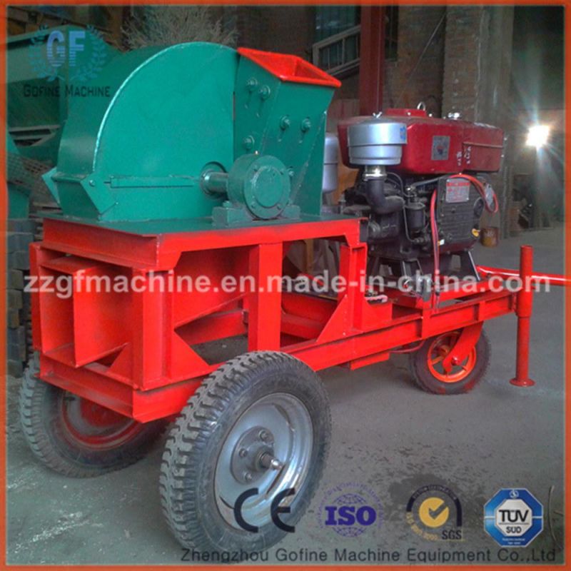 Diesel Engine Wood Shaving Machine for Animal Litter Pets Bedding Padding
