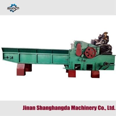 Easy to Operate Wood Chipper Machines Producing Sawdust