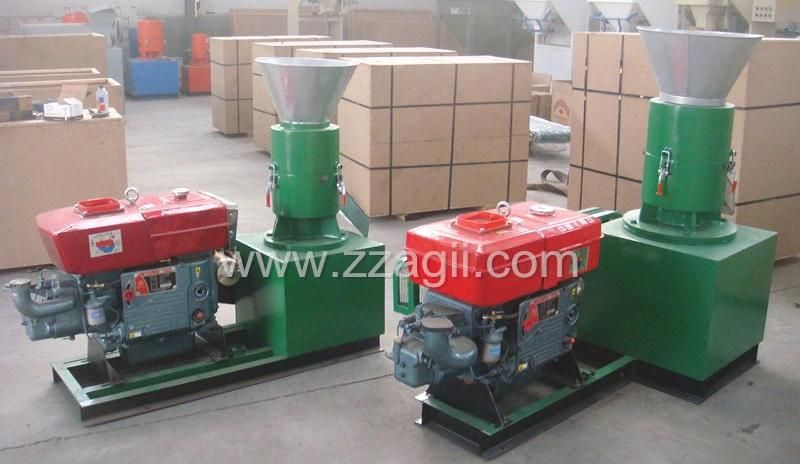 Widely Used Diesel Engine Driven Small Pellet Making Machine for Wood Feed